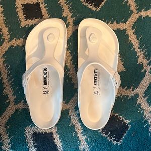 White Birkenstock Sandals